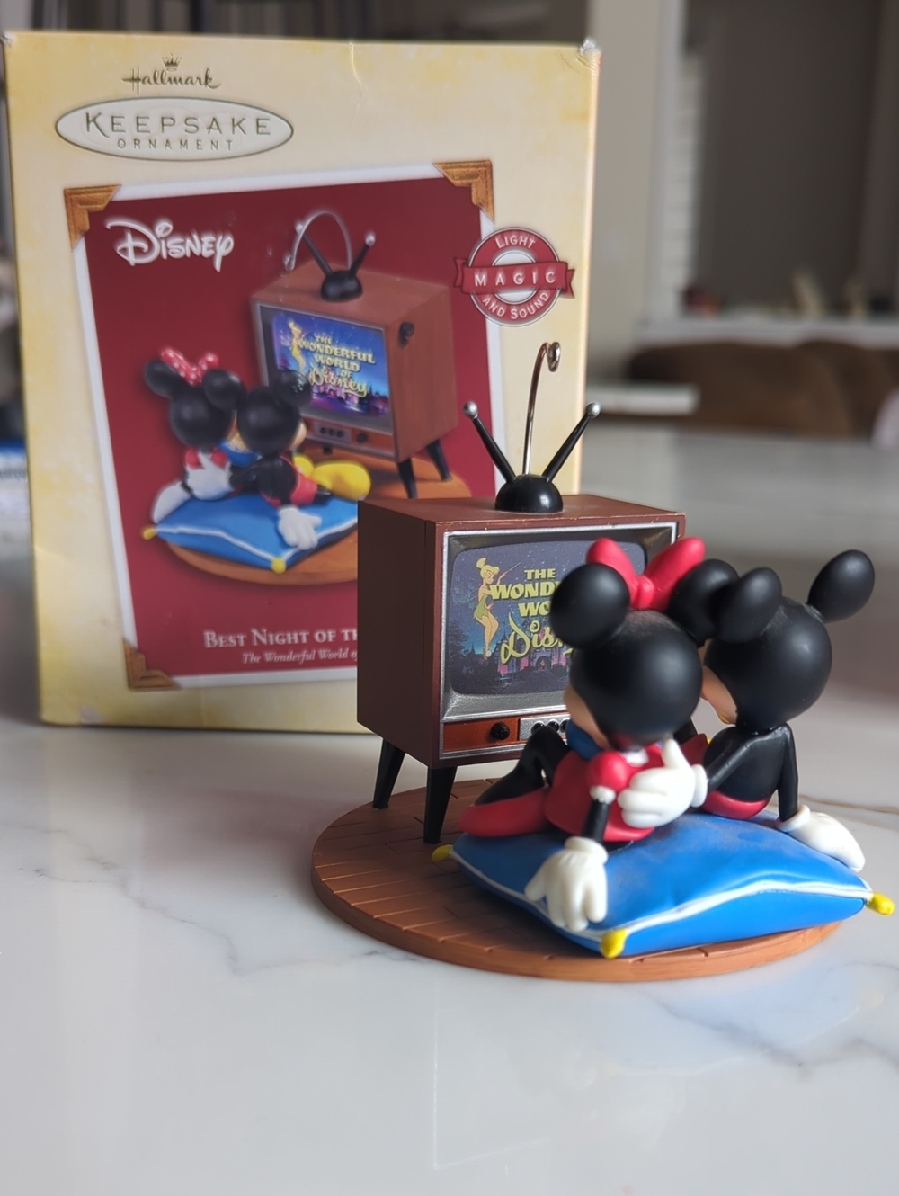 Disney Best Night Of The Week Light & Sound Christmas Tree Ornament